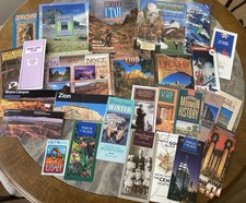 Large Lot VTG 90s Utah Travel Brochures-National Parks-Guides-Zion-Bryce Canyon picture