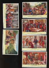 1962 Liebig Pieter Bruegel Complete Set 6 Trade Cards Belgium Dutch S1781 picture