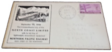 SEPTEMBER 1948 NORTHERN PACIFIC FIRST RUN OF NORTH COAST LIMITED ENVELOPE O picture