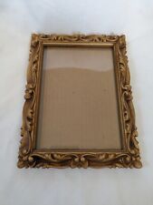 Vintage gold colored ornate tabletop frame, I.I.C., 1973, made in USA picture