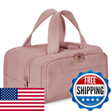 Bagsmart Travel Toiletry Bag Lightweight Large Wide-Open Travel Bag For Women picture