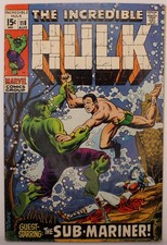 The Incredible Hulk #118 (Marvel Comics August 1969) π issue VG 4.0 picture
