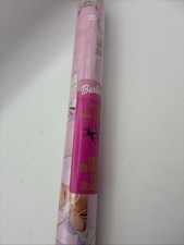 New VTG 1999 Hallmark Barbie Princess Gift Wrap Wrapping Paper Mattel 90s NOS picture