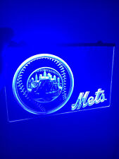 MLB NEW YORK METS LOGO LED Light Sign for Game Room,Office,Bar,Man Cave. picture