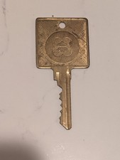 Vintage Hyatt Hotel Los Angeles CA Brass Room Key 7224 Postage Guaranteed Vtg picture