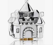 New Pandora Happily Ever Fantasy  After Castle 791133PCZ Charm /w pouch picture