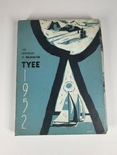 University of Washington Yearbook 1952 Tyee UW Seattle WA Vintage Annual Book picture
