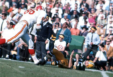 SUPER BOWL I Packers Chiefs BART STARR Football 1967 Original 35mm Photo Slide picture