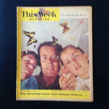 THIS WEEK Magazine - June 15, 1958 - James Bonner, Brigitte MiMi Mijanou Bardot  picture