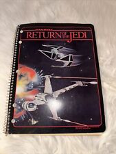 VINTAGE 1983 STAR WARS Return of the Jedi  Spiral Notebook Lucasfilm picture