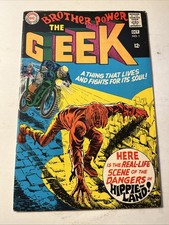 BROTHER POWER THE GEEK #1 DC Comics 1968 FN Silver Age Key FN 6.0 Solid Copy picture