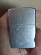 Vintage 1979 Zippo Regular Brushed Chrome Lighter picture