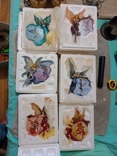 Realm Of Wonder Amy Brown Bradford Exchange Set Of 6 Fairies In Box picture