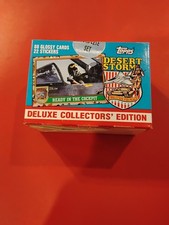 1991 Topps tiffany Desert Storm complete set/Deluxe Collectors Edition 88 Cards picture