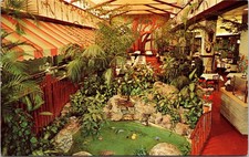 Interior Scene Garden Cafeteria St Petersburg Florida FL Greenery Postcard Note picture
