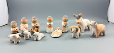 Native American Isleta Pueblo Stella Teller Nacimiento Nativity Scene Set of 12 picture
