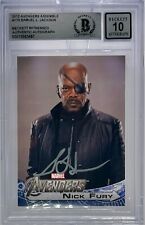 2012 Samuel L. Jackson Signed Avengers Assemble #173 Beckett Witnessed Graded 10 picture
