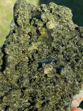 Tantalizing Turkish Forest Epidote with Quartz Super Sparkly Must See Video picture