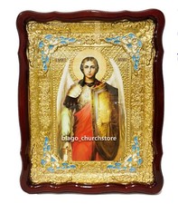 Handmade Church Icon Traditional Orthodox Christian Icon Archangel Michael 25.1
