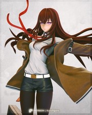 1:8 Kurisu Makise Steins;Gate Fan Art UNPAINTED Resin Garage Kit picture