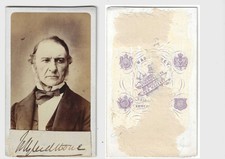 WILLIAM GLADSTONE AUTOGRAPHED VINTAGE  PHOTO UK 4 TIME PRIME MINISTER picture