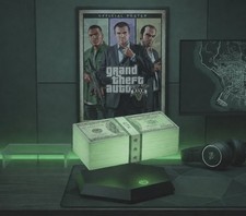 Magnetic Floating Money Lamp LED | GTA Money Levitating Dollar Stack Light | picture
