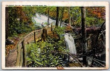 Delaware Water Gap Pennsylvania 1920s Postcard Caldeno Falls picture