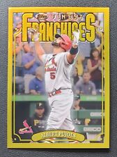 2023 Topps Finest Flashbacks * ALBERT PUJOLS RARE GOLD BORDER CARD SP #179 * qty picture