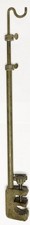 US Army Military Telescoping Field IV Holder w/ Bed Mount Clamp - picture