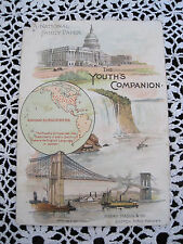 The Youth Companion Established 1827 Brochure Vitage Antique picture