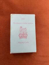The Queen’s Golden Jubilee 2002 Playing Cards Sealed New Full Deck picture