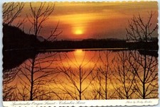 Postcard - Spectacular Oregon Sunset Over The Beautiful Columbia River Gorge picture