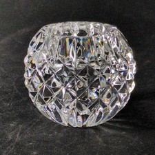 WATERFORD ROUND VOTIVE CANDLEHOLDER, Cut Lead Crystal, 2 1/2