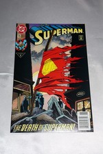 Superman 75 Newsstand Variant NM UNREAD Key Book 1st Print Doomsday Death of HTF picture