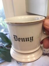 shaving mug / Burbank Mug Says Denny- Same Name as The Ballplayer Denny McLain picture