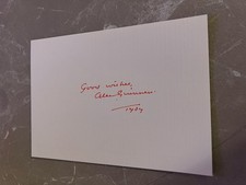 Alec Guinness - Original Signed - Hollywood USA picture