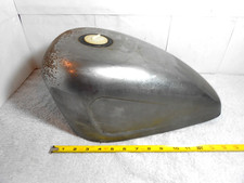 VINTAGE HARLEY MOTORCYCLE FUEL GAS TANK CUSTOM -15 x 9 x 7 in NEEDS PAINT- L 562 picture