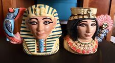 1998-99 RoyalDoulton Tutankhamun D7127 & Ankhesenamun D7128 LtdEd 1500 Each 4.5” picture