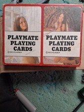 Vintage 1973 Playboy Playing Cards complete Double Deck Set Original Box picture