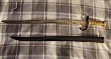 Antique Sword French M1866 Chassepot German Captured WW1 Bayonet with Scabbard picture