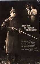 1915 WWI German Soldier Farewell Poem Postcard PFB 3457/2 picture