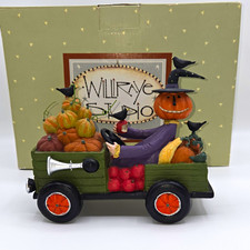 Williraye Studio Halloween Scarecrow in Truck 