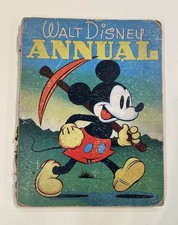 Vintage Walt Disney Coloring Book - Mickey Mouse and Friends  signed picture
