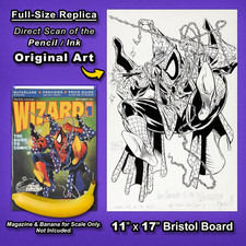WIZARD MAGAZINE #1 SPIDER-MAN Cover Art TODD McFARLANE 🔥11