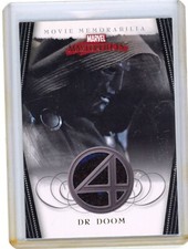 DR DOOM 2008 UD MARVEL MASTERPIECES FANTASTIC FOUR (DARK PATCH) WARDROBE COSTUME picture