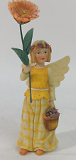 Demdaco Wildflower Angels Calendulas for October Figurine by Kathy Killip 2002 picture