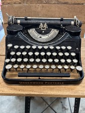 Rare Antique 1910 Underwood Portable Four Bank Keyboard Typewriter Nice Shape picture
