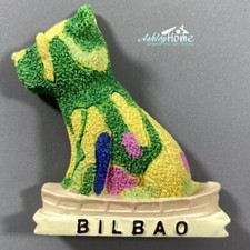 Puppy Guggenheim Bilbao Spain Tourist Souvenir 3D Refrigerator Fridge Magnet picture