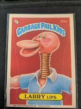1986 Garbage Pail Kids LARRY Lips Series 4 GPK Vintage Sticker Card 157a picture