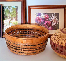 VTG Basket Bamboo Wicker 10